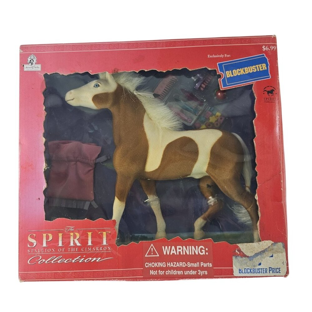 Spirit Stallion of the Cimarron Rain Blockbuster Exclusive Horse Damaged Box